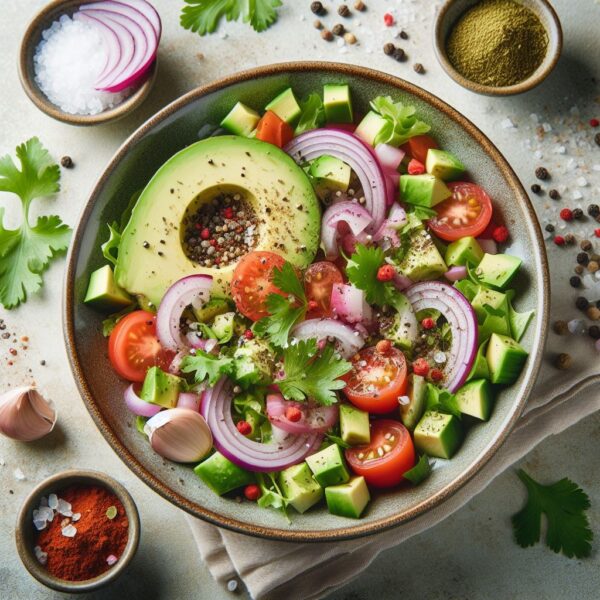 Salada de Abacate Mexicana